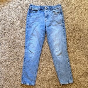 American Eagle Outfitters Light Blue Tomgirl Button Fly Jeans